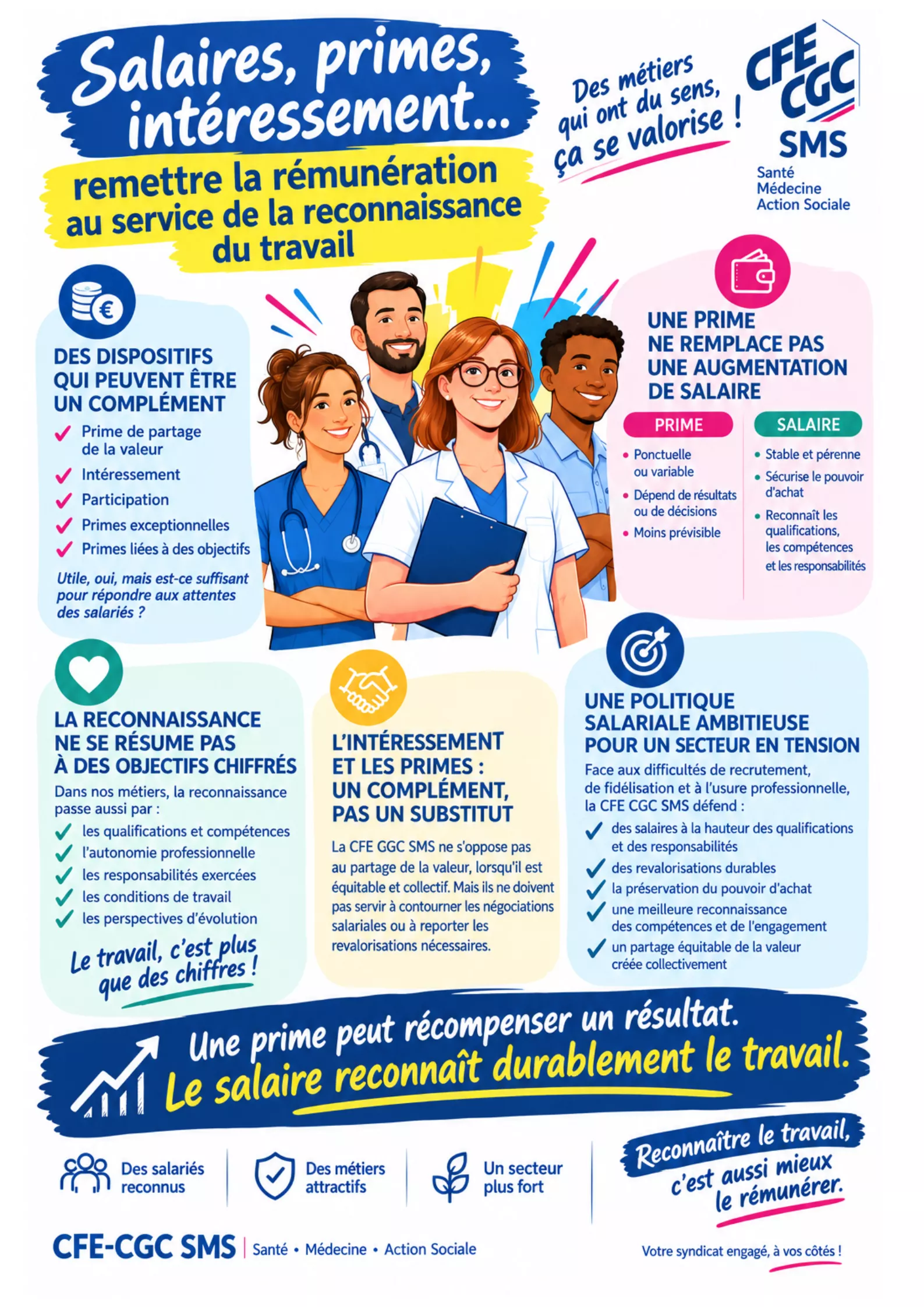 Salaires, primes et intéressement : remettre la rémunération au service de la reconnaissance du travail